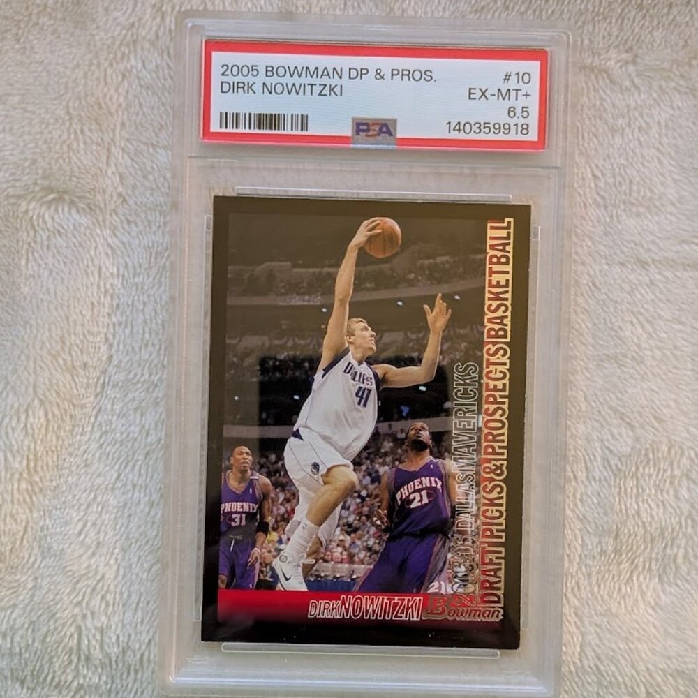 OB1 2005 BOWMAN DP & Pros Dirk Nowitzki #10 GRD Ex-MT+ 6.5